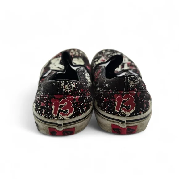 Vans Friday the 13th Slip-On Shoes – Jason Voorhees Horror Graphic Sneakers - Picture 5 of 8